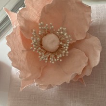 Il mio progetto del corso: Fiori di stoffa: crea accessori 3D in denim. Floral, Plant Design, and Textile Design project by marialaurapasc - 04.07.2023