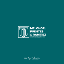 Mi proyecto del curso: Diseño de Logotipo para Melchor, Fuentes & Ramírez. Design, Br, ing e Identidade, Design gráfico, e Design de logotipo projeto de Miguel Santana González - 08.04.2023