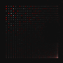 Particle grid. Un proyecto de Motion Graphics, Programación, Multimedia, JavaScript y Desarrollo de producto digital de jlouis - 08.04.2023