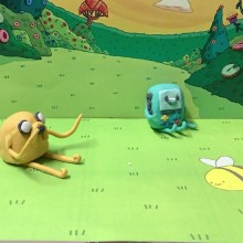 Adventure Time Stop Motion animaction ☀️ (2022). Animação, Stop Motion, e Animação de personagens projeto de Irlanda Pineda - 22.11.2022