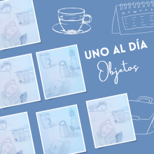 Uno al día "Objetos". Un proyecto de Ilustración tradicional de Angela Pizarro Navarro - 11.04.2023