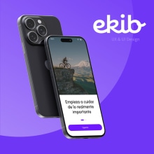 Ekib app. Un proyecto de UX / UI, Diseño Web, Diseño mobile y Diseño digital de Maria Perna - 20.04.2023