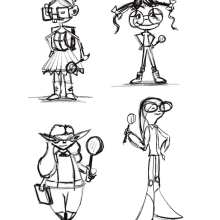 Mi proyecto del curso: Diseño de personajes para animación con Photoshop. Un proyecto de Animación, Diseño de personajes y Animación de personajes de Guillermo Hernández Cordero - 26.04.2023