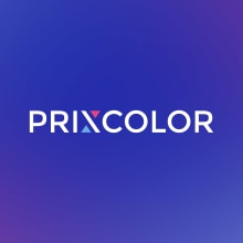 Prixcolor | Brand Identity. Un progetto di Design, Br, ing, Br, identit e Design di loghi di Víctor Hurtado - 13.03.2016