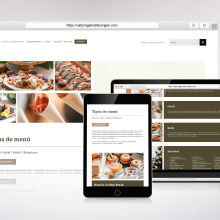 Página web para un servicio de catering. Web Design project by El estudio de Coco - 04.28.2023
