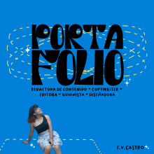 Portafolio 2023-01. Advertising, Graphic Design, Social Media Design, SEO, Creative Writing, and Content Writing project by Sara Castro - 04.28.2023