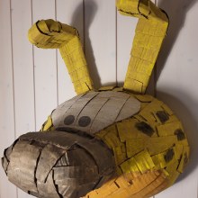 My project for course: Cardboard Sculptures for Beginners. Character Design, Arts, Crafts, Fine Arts, and Sculpture project by Renato Schmid - 05.01.2023