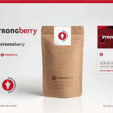STRONGberry. Advertising, Photograph, Art Direction, Design Management, Graphic Design, and Product Design project by Roberto Hernández - 05.02.2023