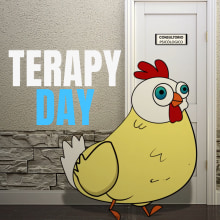 TERAPY DAY. Traditional illustration, Motion Graphics, Photograph, 3D, Accessor, Design, Animation, Character Design, Multimedia, Film, Video, Rigging, Character Animation, 2D Animation, and Drawing project by Bryant Laverde - 05.02.2023