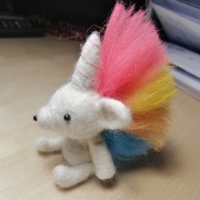 My project for course: Needle Felting: Creation of Characters with Needle and Thread. Arts, Crafts, To, Design, Needle Felting, and Textile Design project by assiaazzouzi - 05.03.2023