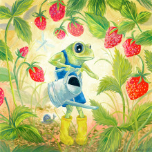 My project for course: Gouache: Paint Natural Worlds from Imagination. Character Design, Painting, Drawing, Children's Illustration, and Gouache Painting project by Anna Tromop - 05.06.2023