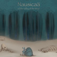 Nausicaä of the Valley of the Wind. Ilustração tradicional e Ilustração digital projeto de kingaa.osinskaa - 27.04.2023