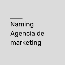 Mi proyecto del curso: Naming: Agencia de Marketing. Un proyecto de Publicidad, Br, ing e Identidad, Consultoría creativa, Gestión del diseño y Naming de Alexis Vera Ullon - 07.05.2023