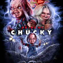 Bride Of Chucky. Traditional illustration project by Mariano Mattos - 05.12.2023