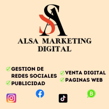 Alsa MArketing. Marketing, Social Media, Digital Marketing, Mobile Marketing, Instagram, Facebook Marketing, Instagram Marketing, Growth Marketing, and SEM project by Facundo Alejos - 05.14.2023