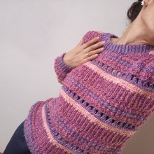 Mi proyecto del curso: Prendas a crochet llenas de color y textura. Fashion, Fashion Design, Fiber Arts, Crochet, and Textile Design project by Gabriela Dupuy - 05.14.2023