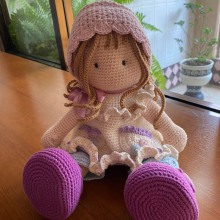 Mi proyecto del curso: Elaboración de muñecas amigurumi románticas. Arts, Crafts, To, Design, Fiber Arts, Crochet, Amigurumi, and Textile Design project by cheli15867 - 05.22.2023