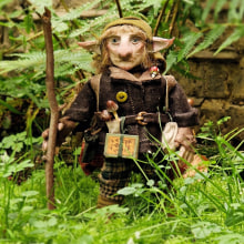 A Muddy Mushroom Gnome: Introduction to Puppet Making for Stop Motion. Artesanato, Stop Motion, To, e Art projeto de joelizabethmay - 22.05.2023