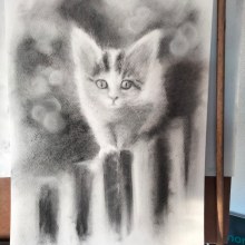 My project for course: Expressive Drawing with Charcoal. Fine Arts, Drawing, Portrait Drawing, and Naturalistic Illustration project by Sue Sumner - 05.07.2023