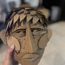 Mi proyecto del curso: Esculturas de cartón para principiantes. Character Design, Arts, Crafts, Fine Arts, and Sculpture project by Silvia torres - 05.23.2023
