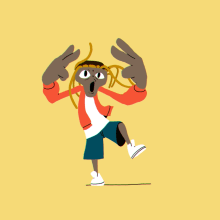 Lil Wayne - Mama Mia. Animação, Design de personagens, Animação de personagens, e Desenho digital projeto de Guilherme Jorge Porto - 23.05.2023