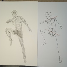 Mi proyecto del curso: Dibujo anatómico para principiantes. Artes plásticas, Esboçado, Desenho a lápis, Desenho, Desenho realista, e Desenho anatômico projeto de Angélica Botero - 26.05.2023