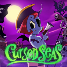 Cursed Seas - The adventures of  Lily Lowntoot Ein Projekt aus dem Bereich Animation, Design von Figuren und 2-D-Animation von Pulpo Designer - 28.05.2023