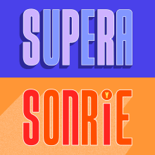 Supera y Sonrie - A project from the course: Expressive Typography in Motion with After Effects. Un proyecto de Motion Graphics, Animación, Tipografía, Animación 3D y Tipografía cinética de Martín Aquino - 19.05.2023