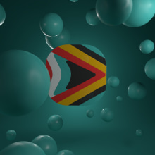 Afro Mobile logo ident. Motion Graphics, 3D, e Animação projeto de Samuel King - 11.04.2023