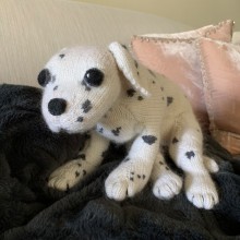 My project for course: Knitting Realistic Stuffed Animals: Make a Puppy from Yarn. Moda, Tecido, DIY, Tricô, e Design têxtil projeto de ecoug - 31.05.2023