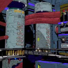 My project for course: 3D Toon-Style Environment Art with Arnold. 3D, e Animação 3D projeto de Last Starfighter - 25.05.2023