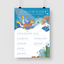 Ocean Life. Un proyecto de Diseño e Ilustración tradicional de Leonor Hurtado Vazquez - 05.06.2023
