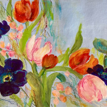 Projects for Expressive Floral Painting. Artes plásticas, Pintura, Pintura Acrílica e Ilustração botânica projeto de solander.mt - 03.06.2023