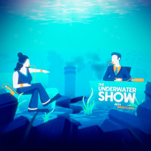 The Underwater Show with Innoceana - Ocean day. Design, Ilustração tradicional, Música, e Motion Graphics projeto de A little too much Studio - 08.06.2023