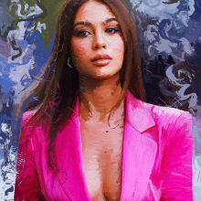 Desiree Schlotz in Pink #3 - Portrait Painting by Rod Lovell in Procreate. Design, Traditional illustration, Fashion, Painting, Pencil Drawing, Drawing, Fashion Design, Fashion Photograph, Portrait Photograph, Digital Illustration, Watercolor Painting, Portfolio Development, Portrait Illustration, Portrait Drawing, Realistic Drawing, Artistic Drawing, Acr, lic Painting, Brush Painting, Oil Painting, Digital Drawing, Digital Painting, Figure Drawing, Self-Portrait Photograph, Gouache Painting, Matte Painting, Decorative Painting, Colored Pencil Drawing, and Fashion Illustration	 project by Rod Lovell - 06.05.2023