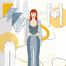Mi proyecto del curso: Artbook de moda: crea figurines en Adobe Illustrator. Un proyecto de Ilustración tradicional, Moda, Diseño gráfico, Ilustración vectorial, Diseño de moda, Ilustración digital e Ilustración de moda					 de Valentina Escobar - 08.06.2023