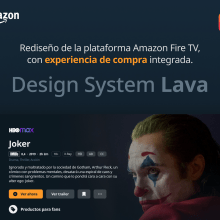 Design System - Rediseño Amazon Fire TV | UX/UI. Design, UX / UI, Design interativo, Design de produtos, Design de apps, e Design de produto digital projeto de Laura Jorba Torras - 11.06.2023