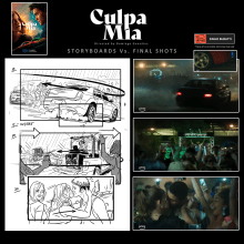 Culpa Mía / My Fault - Storyboards. Un proyecto de Ilustración tradicional, Cine, vídeo, televisión, Cine, Stor y board de Pablo Buratti - 14.06.2023