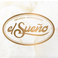 Diseño de logotipo para “El Sueño”, una heladería ubicada En el municipio de Candelaria, Tenerife.. Un proyecto de Br, ing e Identidad y Diseño de logotipos de Alejandro Prieto Jaime - 14.06.2023