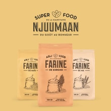 Packaging Design for Njuumaan. Art Direction, Graphic Design, and Packaging project by Disparo Estudio - 06.06.2019