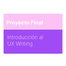 Mi proyecto del curso: Introducción al UX Writing. UX / UI, Design de informação, Cop, writing, e Design de apps projeto de crisisa6 - 21.06.2023