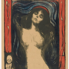 "Fetus" from Edvard Munch's Painting "Madonna". Design, Design de acessórios, Artesanato, Decoração de interiores, e DIY projeto de Sheila Cereghetti - 24.06.2023