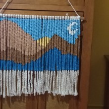 Mi proyecto del curso: Creación de tapices de macramé inspirados en la naturaleza desde cero. Macramê, e Design têxtil projeto de namuris - 24.06.2023