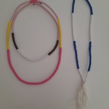 Il mio progetto del corso: Gioielli in corda per principianti: crea le tue collane. Artesanato, Design de joias, Macramê, e Design têxtil projeto de irma chiodino - 26.06.2023