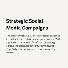 Strategic social media campaigns for YogaBody. Marketing, e Multimídia projeto de ana vilar - 28.10.2019