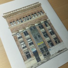 35 King Street, Bristol. Architecture, Fine Arts, and Colored Pencil Drawing project by Daniel Ojeda Ubeda - 06.29.2023