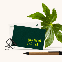 Proyecto final: Natural Friend. Br, ing, Identit, Graphic Design, T, pograph, Logo Design, T, pograph, and Design project by Jandro Saneda - 01.06.2023