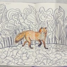 My project for course: Animal Illustration: Capturing Wildlife in a Sketchbook. Traditional illustration, Collage, Sketchbook, and Naturalistic Illustration project by Teresa Figueiredo - 06.30.2023
