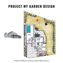 My project for course: Introduction to Landscape Design. Un proyecto de Diseño de interiores, Paisajismo, Ilustración arquitectónica y Diseño de espacios de Kristýna Hrášková - 11.07.2023