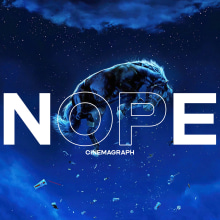 Nope cinemagraph. Motion Graphics, and 2D Animation project by Maria Jose Sandoya - 06.30.2023